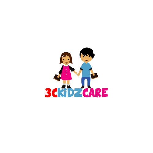 Create a modern yet bright, happy and fun logo for 3C Kidz Care Design by AndSh