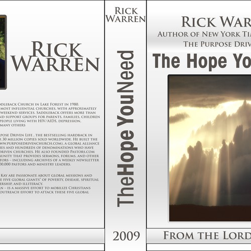 Design Rick Warren's New Book Cover Design réalisé par Bjay