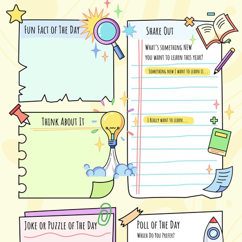 Design a worksheet template for children's activity book Design by Munir_