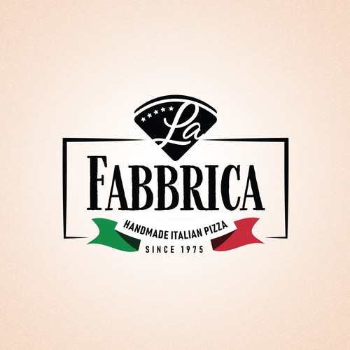 We need a powerful logo for our pizza production - La Fabbrica Design by Silviu Pruteanu