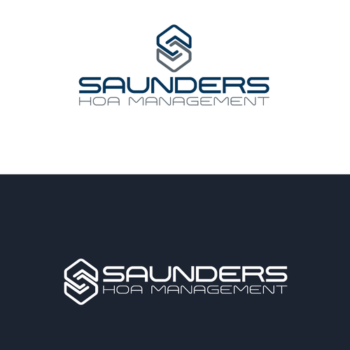 Modern Clean Logo for High Tech Real Estate Management Firm. Design by memindlogo