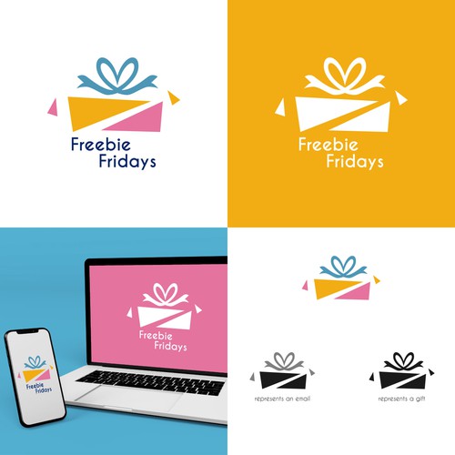 Freebie Fridays - Fun Modern Logo that grabs attention! :) Design by Max Dri