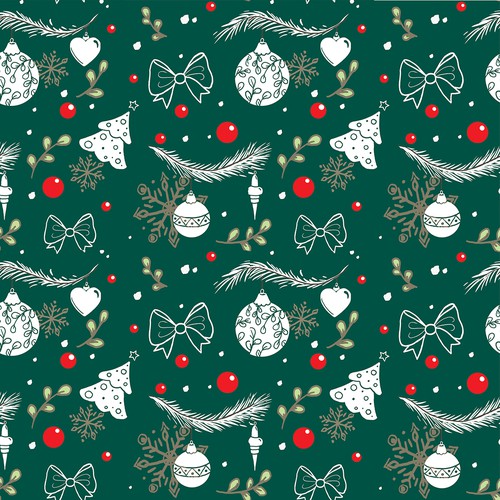 Christmas Patterns Design von Vesela Toncheva