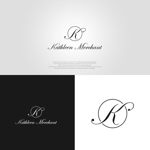 Kathleen Merchant Logo Design by OnellaStudio.