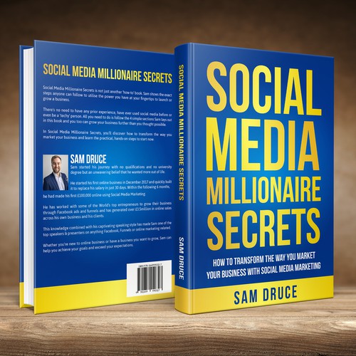 Design A Social Media Marketing Book Cover Being Sent to 500,000 in 10 days! Design by FalahStudio
