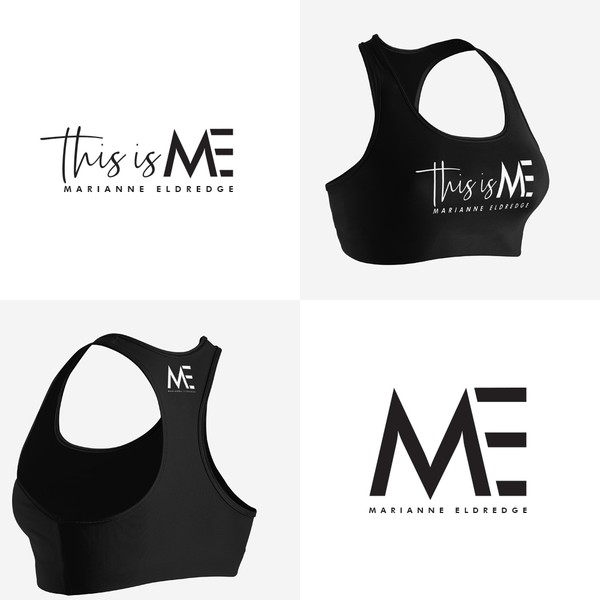 Design realizzato da Kabelo Phofedi intitolato "Feminine logo concept for Marianne Eldredge."