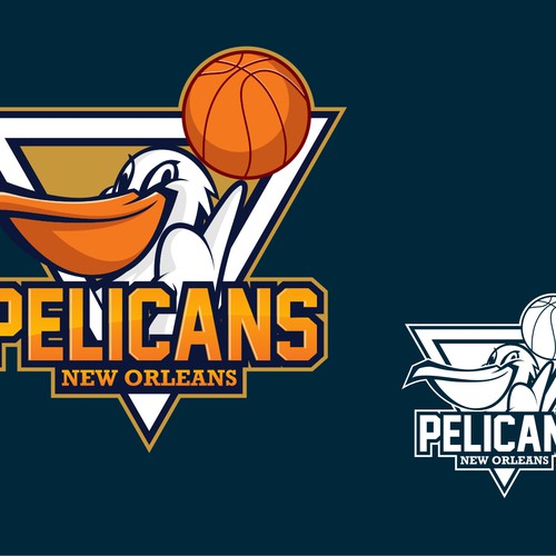 99designs community contest: Help brand the New Orleans Pelicans!! Design réalisé par DORARPOL™