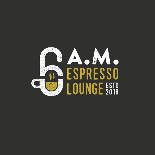 Design an enticing logo for 6 A.M. Espresso Lounge Design by Luc99