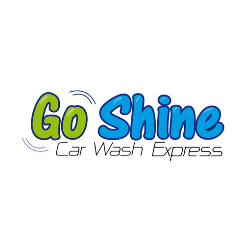 Go Shine Express Car Wash Logo design contest