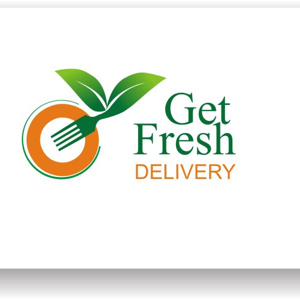 A unique logo for Get Fresh Delivery