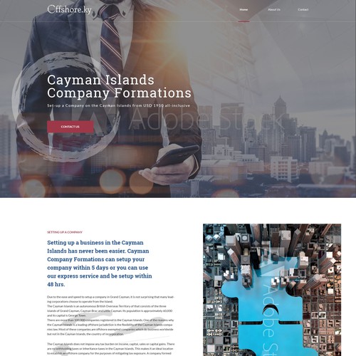 Web page design contest entry by andrei2709