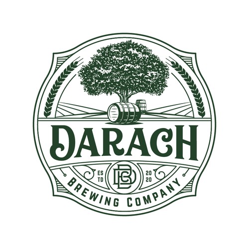 Sophisticated Brewery logo incorporating oak elements デザイン by mata_hati