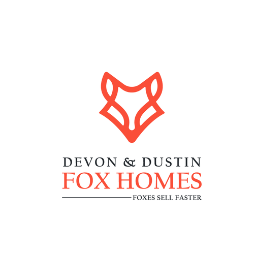 Design Sleek, Elegant, & Fun Fox Logo and Brand Kit for Husband Wife Real Estate Team Design by arasiart