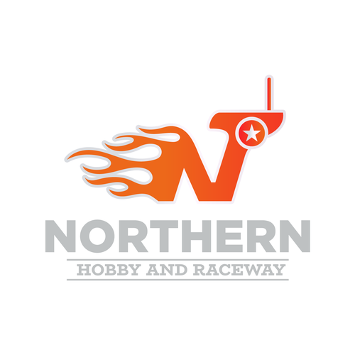 Logo for Radio Control Car Hobby Store and Racetrack Design by abiedt