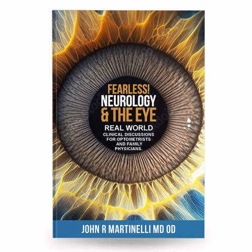 Medical Cover about Neurology & The Eye/Vision in a bold yet engaging style for a new educational series for physicians. Design by anisha umělec