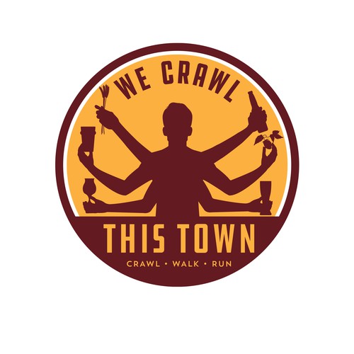 We Crawl this Town Design by pmo