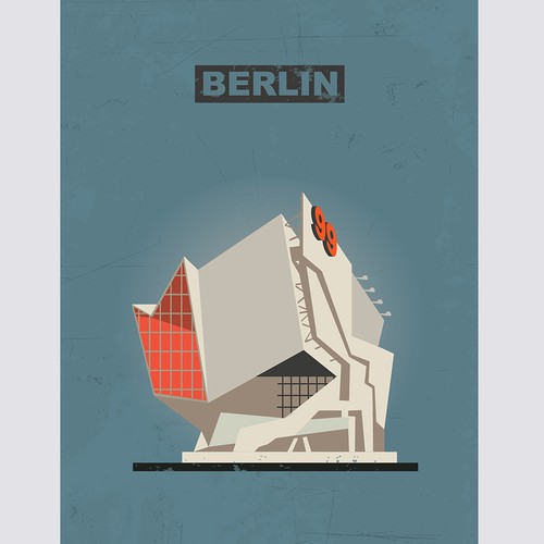 99designs Community Contest: Create a great poster for 99designs' new Berlin office (multiple winners) Design by gOrange