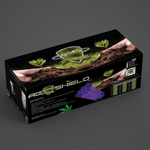 Diseño de Retail packaging for Advanced Air Purifier for Cannabis and Ag de Mitun99