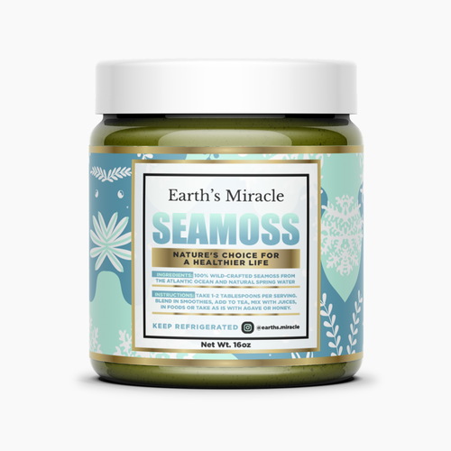 Design a Label for our Sea Moss Gel Product Design by ANGRYCAT™