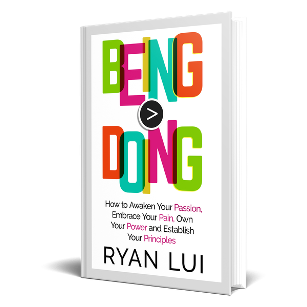 Colorful typography book cover