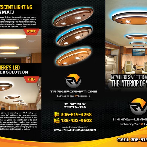 Create a stunning brochure for an exciting new LED lighting design Design by Qinkqink