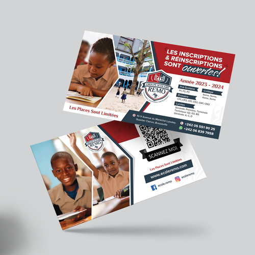 Design a classy flyer for an effective school rebranding & enrollment program Design by vcreatived