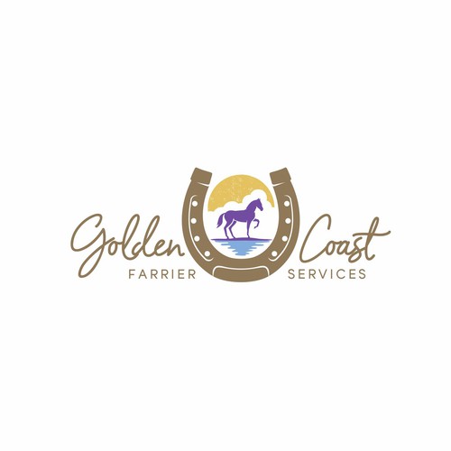 Golden Coast Farrier Services Design by tasa