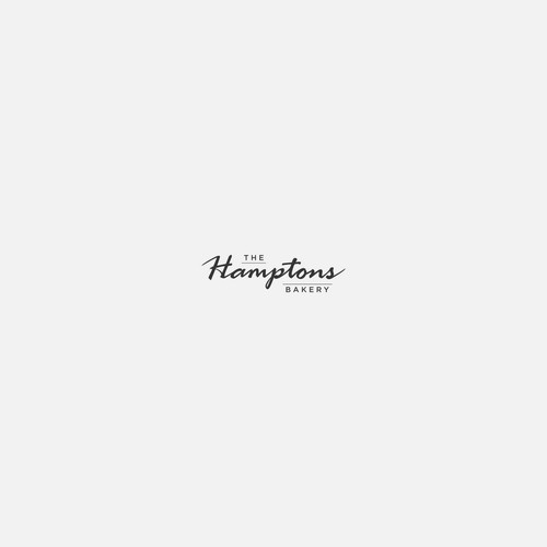 The Hamptons Bakery Logo Design by Andy Bana