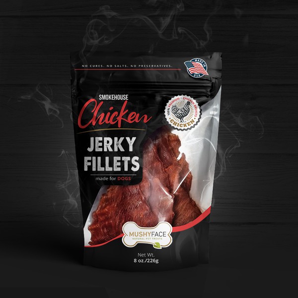 Dog Chicken Jerky package design