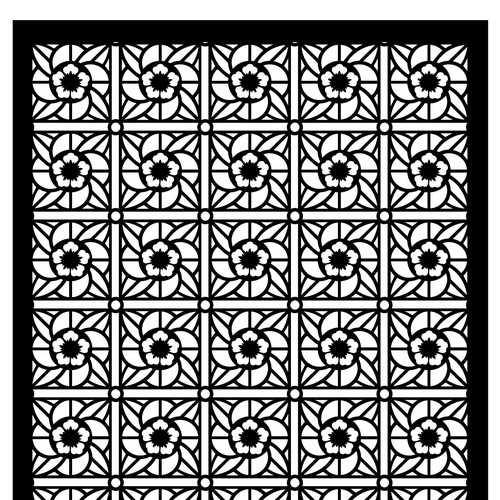 Pattern design for an interior-design element for a hotel in Bali Design by QPR