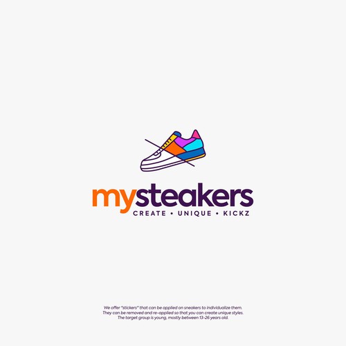 Create a hip and young logo for a unique SNEAKER DIY product Design by Ray Wijaya