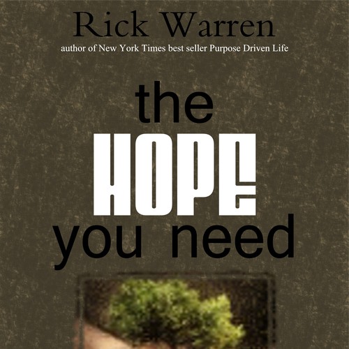 Rob CollinsさんのDesign Rick Warren's New Book Coverデザイン