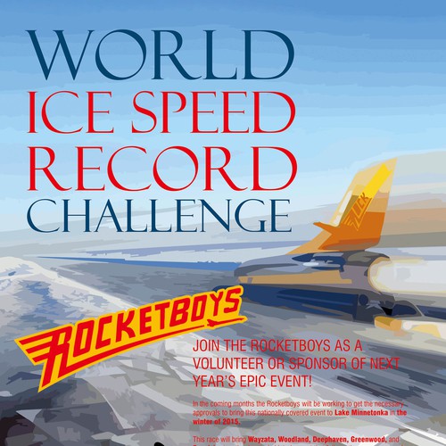 Create event poster for World Record Speed Event! Design by WarungGrafis