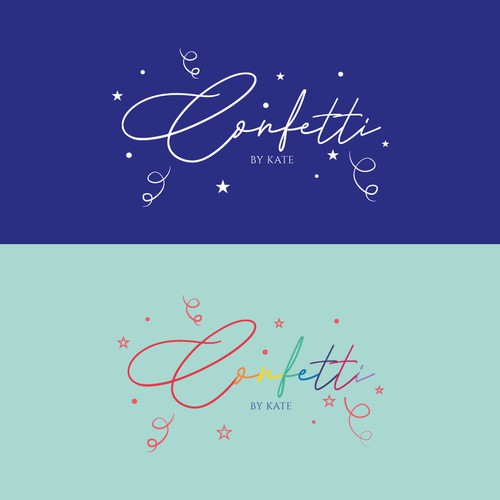 Brand design for maximalist joyful party planning business Design by Imran Hameed Khan