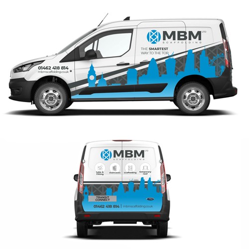 MBM Scaffolding - Van Design Design by Daniel Quaresma