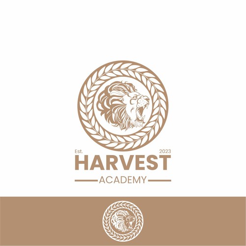 Harvest Academy Lions Mascot Design by mipproject