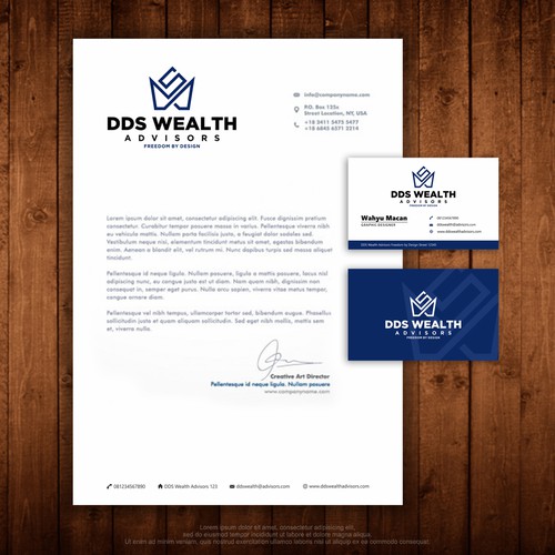 a design that would capture your very own interest to trust us as your wealth advisor Design by Mac _An