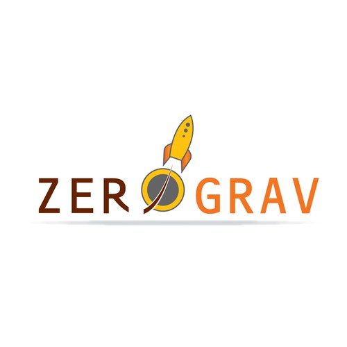 Nice, friendly logo for Zero Grav Design by najeeshap