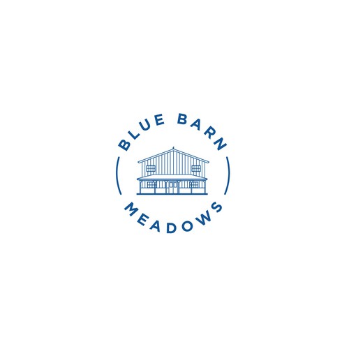 prodesign81さんのDesign a big blue logo for our big blue barn farmデザイン