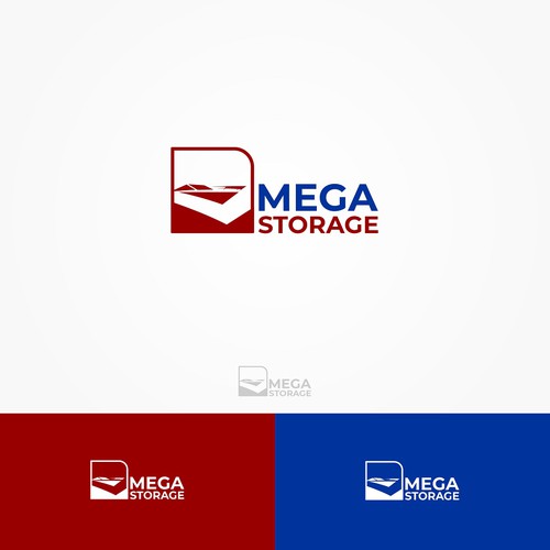 Mega Storage, a RV and boat storage facility needs a logo. Design by St. Kanguru 01