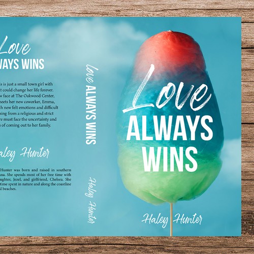 LGBTQ lesbian Loud and proud rainbow book cover To Attract readers Design by dalim