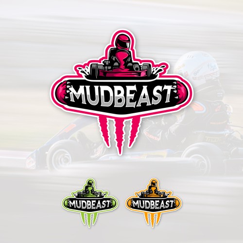 Design di Mud Beast!  Logo needed for a new line of off-road Go-Karts for kids di Brainbox Studio