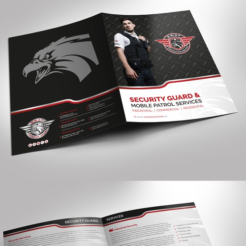 Create an attractive Presentation Folder for a Security Company!! Design by RQ Designs