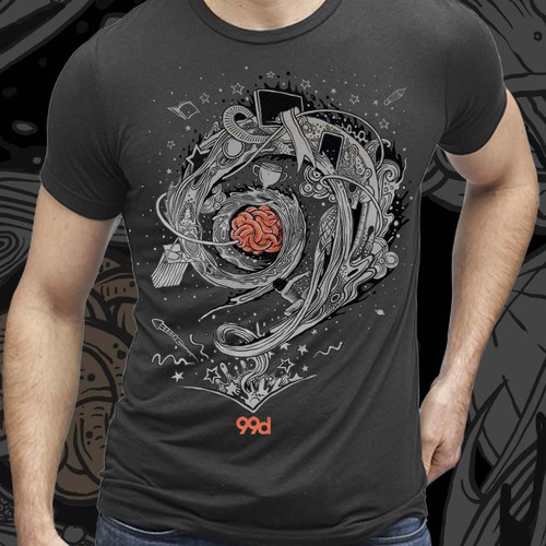 Design our next 99designs Community t-shirt with the new brand! Design by SukArt0en