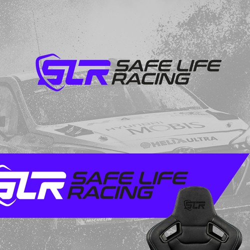 Logo Redesign for Safe Life Racing!  A manufacturer of auto racing safety equipment. Design by DOCE Creative Studio