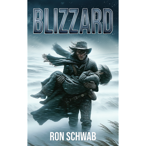 We need a dynamic book cover for our novel, "Blizzard"! Design by H-Izz Design