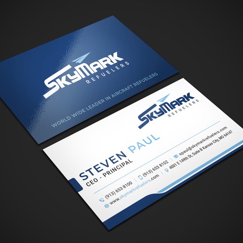 Need business card redesign for Aircraft Truck Fueling company Design by H_IMAM
