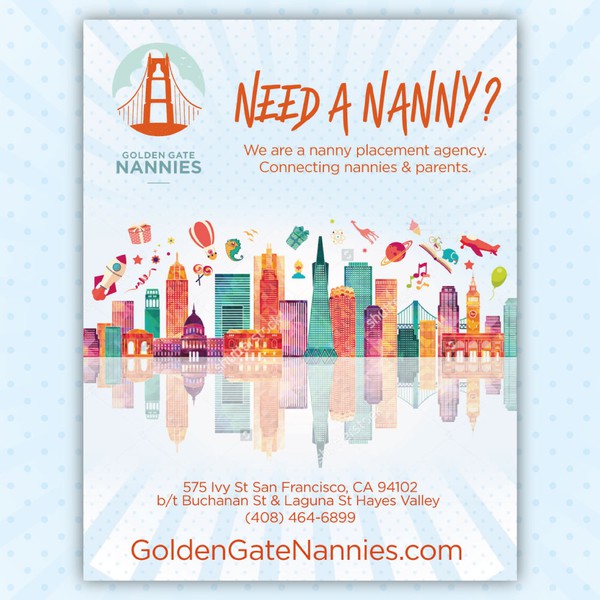Nanny Agency poster & flyer