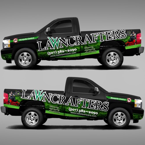 Help us design an eye catching wrap for our spray truck! | Car, truck ...