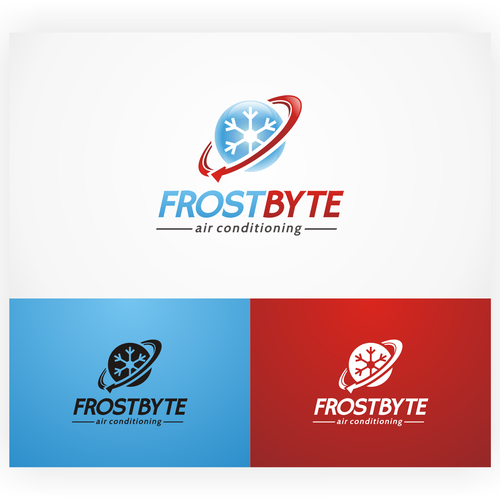 logo for Frostbyte air conditioning Design by Alene.